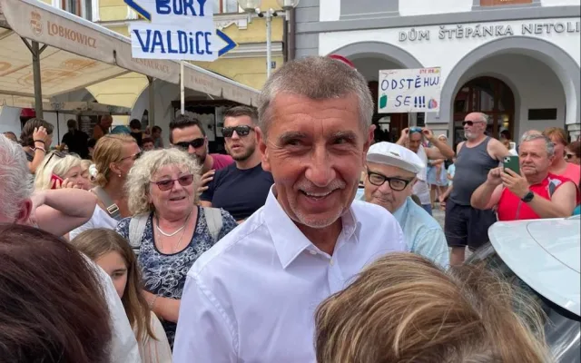 Andrej Babiš v Třeboni.