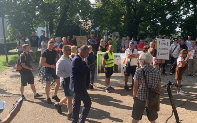 Andrej Babiš v Českých Budějovicích.