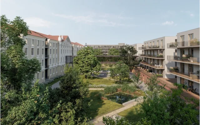 Dolní areál nemocnice by se měl do čtyř let proměnit. Kraj plánuje stavbu sociálního zařízení a bytů
