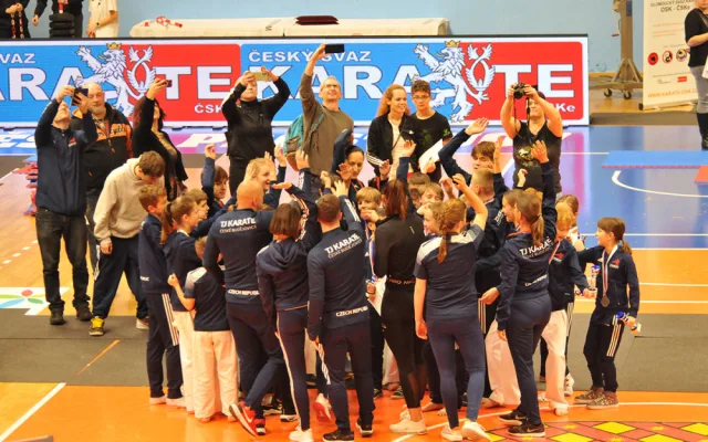Medailová jízda na mistrovství ČR! TJ Karate České Budějovice je opět nejúspěšnějším klubem