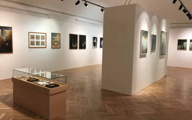 Restaurátorka Věra Šlechtová vystavuje v Regionálním muzeu v Českém Krumlově
