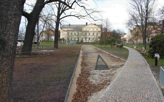 Park Dukelská na břehu Malše je téměř hotový. Blíží se otevření