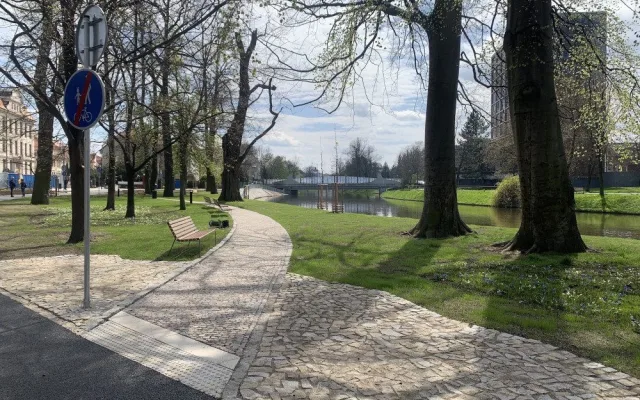 U Malše vznikla náplavka. Do nového parku lidé vyrazí v květnu