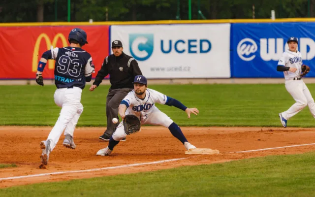 Baseballisté Sokola jsou po základní části Extraligy čtvrtí a budou hrát v TOP 6. O víkendu čekají Draky Brno