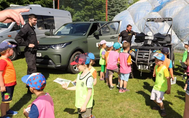 Den dětí se letos jihočeské policii opravdu parádně vyvedl