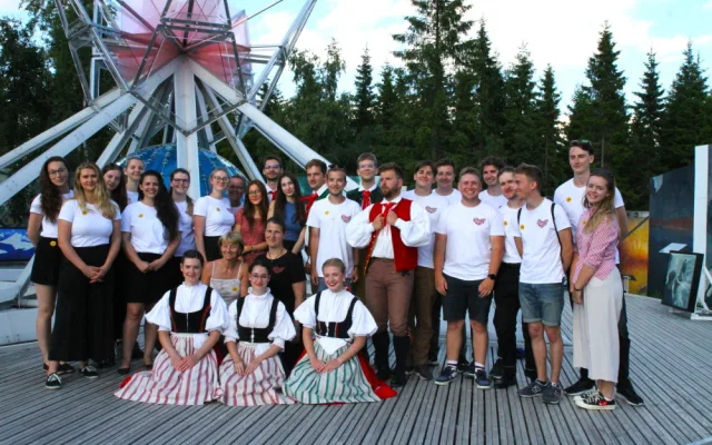 Pramendík dobyl Norsko, pěvecký sbor tam vystupoval na festivalu