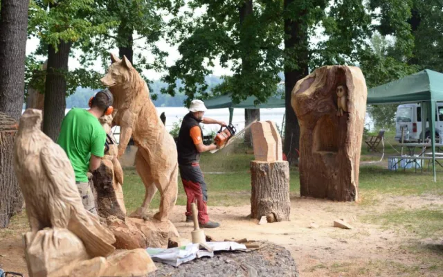 Dřevosochařské sympozium je tady, v Zoo Hluboká