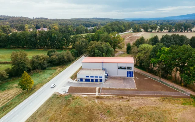 Nově vznikla čerpací stanice Obora se třemi čerpadly.
