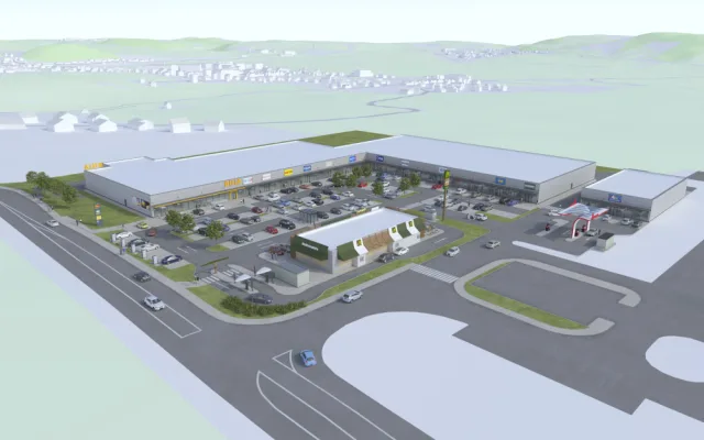 Retail park Sebranice – vizualizace.