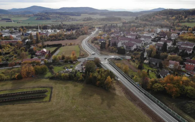 Vlachovo Březí má obchvat za 181 milionů korun, pomůže řidičům i místním