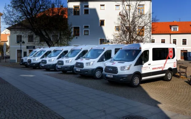 Vozy České maltézské pomoci.