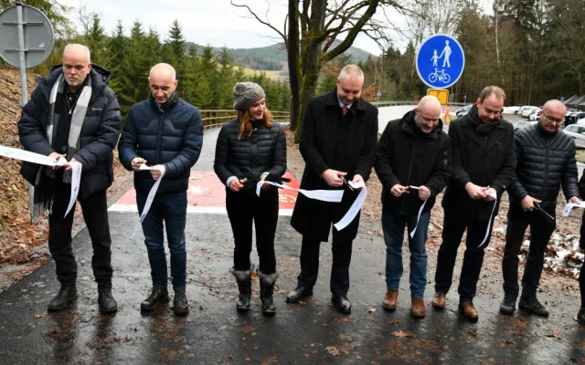 Vltavská cyklostezka z Loučovic do Vyššího Brodu je připravena na cyklisty