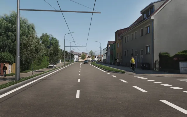 Vltavu v Budějcích má překlenout další most. Stavba v Papírenské pokročila