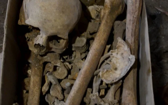 Archeologický průzkum u tvrze ve Volyni odhalil středověkou pec