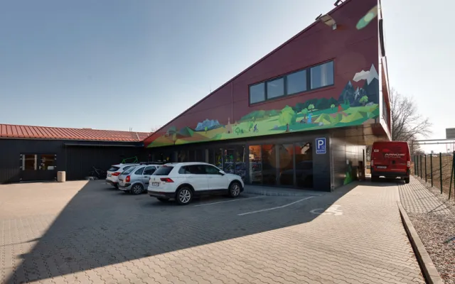 Prodejna DajSport v Českých Budějovicích.