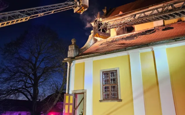 Fotografie, které zveřejnili jihočeští hasiči. Foto: HZS JK