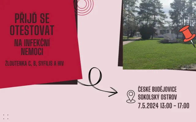 Lidé z Českobudějovicka se mohou nechat bezplatně otestovat na infekční nemoci