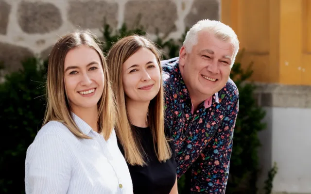 Tým MAS Hlubocko-Lišovsko: (zleva) Veronika Maříková, Jana Nováková a Jaromír Polášek