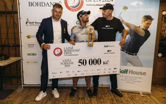 Golfresort Lázně Bohdaneč hostil jeden z nejprestižnějších turnajů v Česku. Jihočeský soutěžící Štěpán Daněk se postaral o nervy drásající zážitek