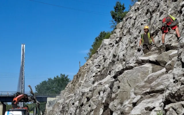 Práce na skále u Tábora omezí dopravu na silnici I/19 do půlky prosince