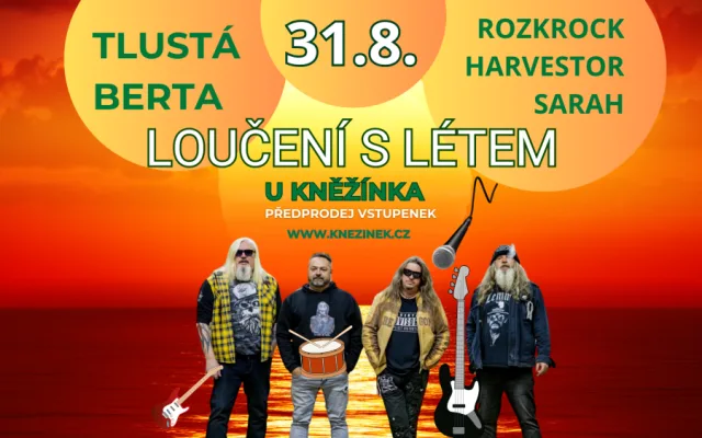 Hudební festival Loučení s létem v minipivovaru Kněžínek zve na kapely i příjemnou atmosféru