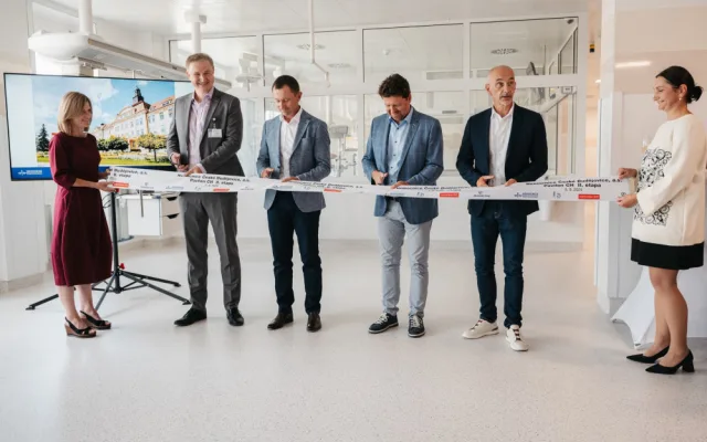 Nemocnice České Budějovice dokončila rekonstrukci pavilon CH, trvala tři roky a sláva více než dvě miliardy