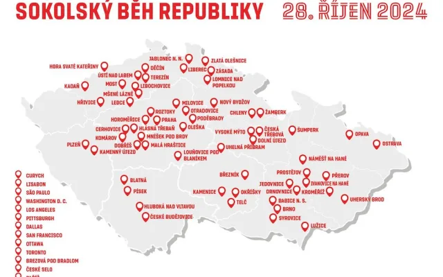 Oslavte 28. října vznik naší republiky pohybem, běží se i v jižních Čechách