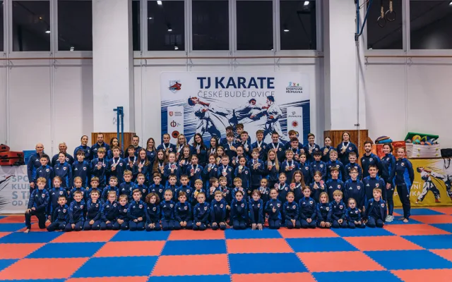 TJ Karate České Budějovice se stalo na Mistrovství ČR 2024 TOP klubem