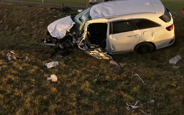 Vážná nehoda na Strakonicku. Na místě zasahoval také záchranářský vrtulník