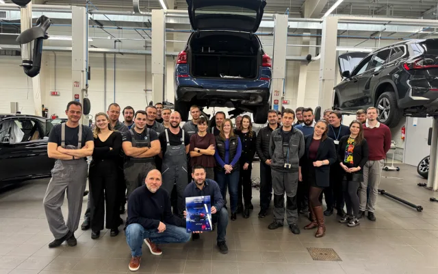 Servisní tým společnosti ACR auto, a.s. České Budějovice.
