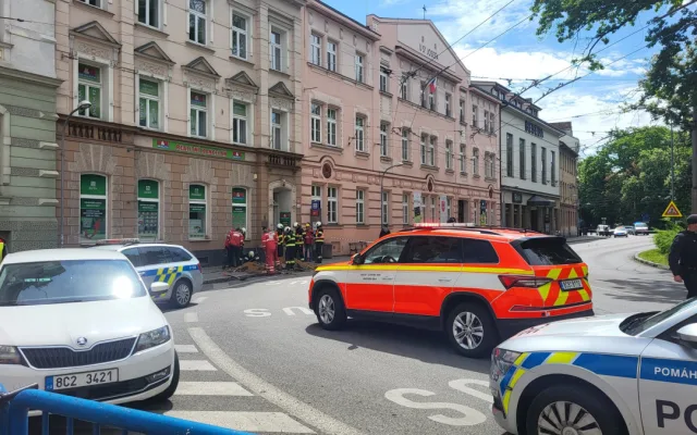 Kvůli úniku plynu evakuovali v centru Budějovic několik domů