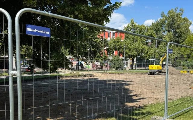 Na Palačáku roste nové dětské a workoutové hřiště. Hotové bude v létě