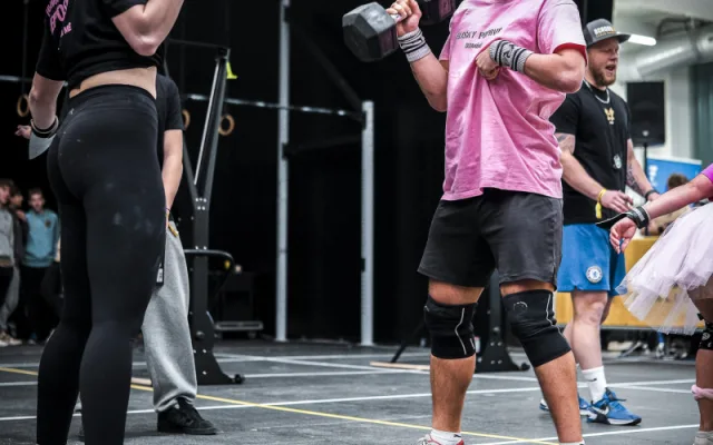 I s handicapem se kvalifikovalna světové Crossfit games.