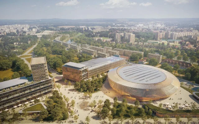 Vítězné dílo od Sdružení WilkinsonEyre + Boele architekti.