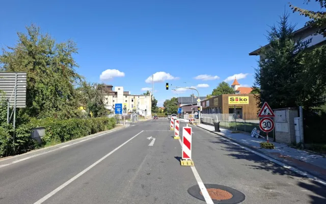 Volyňská ulice ve Strakonicích je po rekonstrukci opět průjezdná