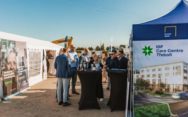 V Třeboni zahájila jihočeská skupina Invest Gate výstavbu centra dlouhodobé péče