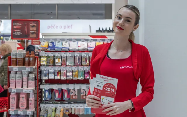 ROSSMANN v IGY Centru otevřel novou prodejnu uvítací slevou 20 %