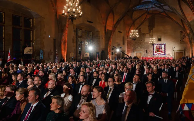 Prezident rozdal medaile. Oceněným byl i muž z táborské nemocnice Foto: Tomáš Fongus