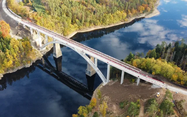 Železniční most u Červené nad Vltavou získal hlavní cenu Inženýrské komory