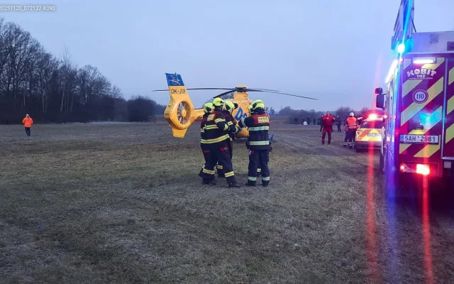 U Zlivi se srazily dva vlaky. Na místě je přes 40 zraněných, dva těžce