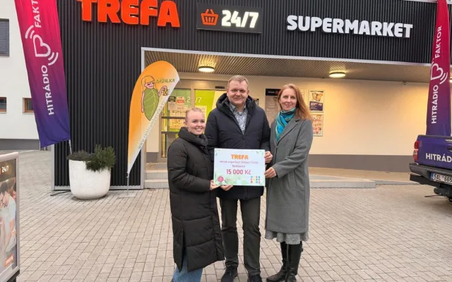 Trefa rozdává radost: Podpořeným organizacím předala šeky v hodnotě 75 000 Kč