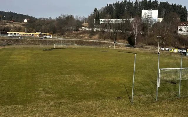 Fotbalové hřiště nebo oraniště? Pažit ve Větřní rozryla divoká prasata