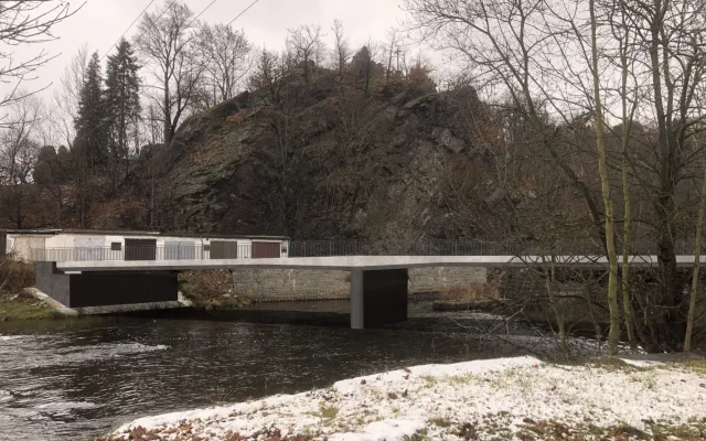 Český Krumlov plánuje stavbu nového mostu u pivovaru za 55 milionů korun
