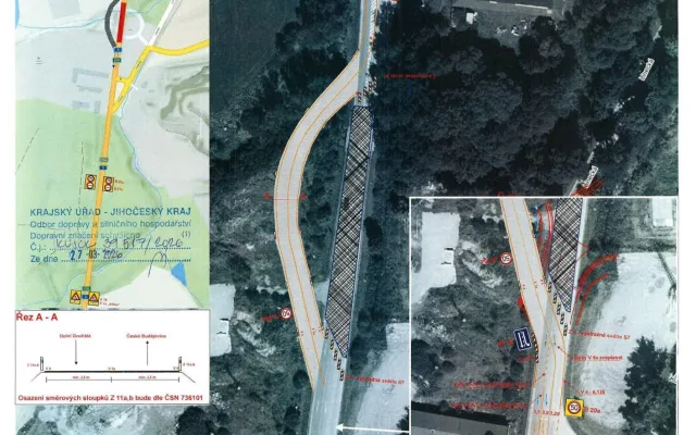 V Kaplici začíná výstavba okružní křižovatky, řidiči projedou po náhradní silnici