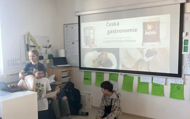 Francouzští školáci objevovali Budějce. Překvapilo je, jak snadno se tu domluví anglicky