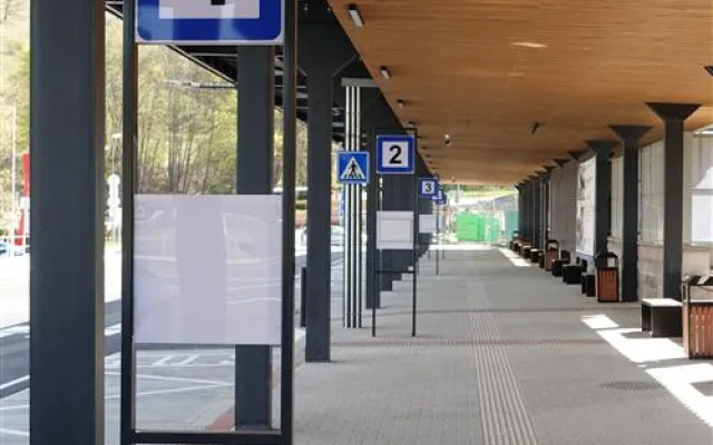 Rekonstrukce autobusového nádraží ve Vimperku finišuje, čeká se na kolaudaci