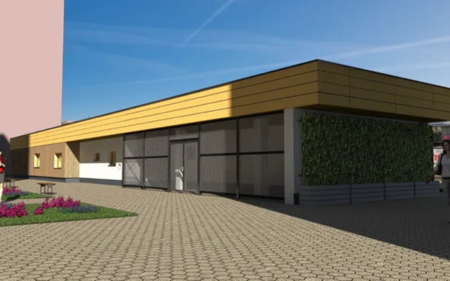 Na sídlišti Vltava začala stavba kavárny, ve které budou pracovat klienti s handicapem