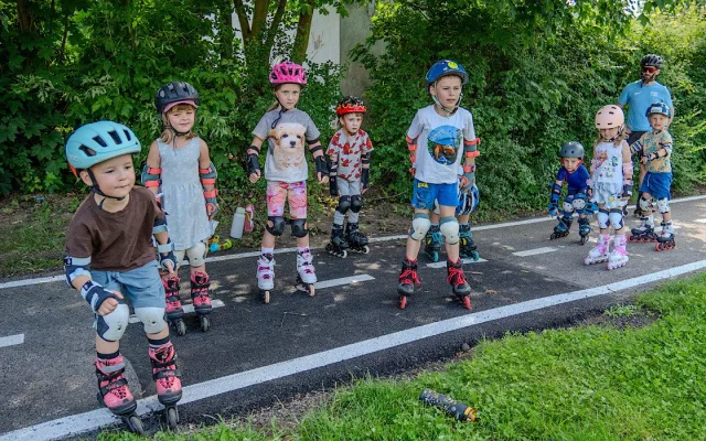 Výuka inline bruslení