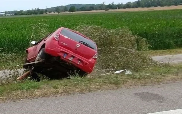 Auto u Vodňan narazilo do stromu. Zraněnou ženu museli vyprostit hasiči