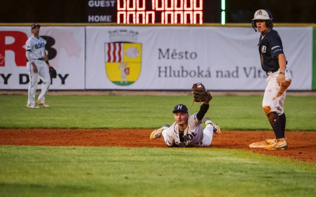 Baseballová extraliga se vrací na Hlubokou. Domácí vyzvou vedoucí Hrochy Brno